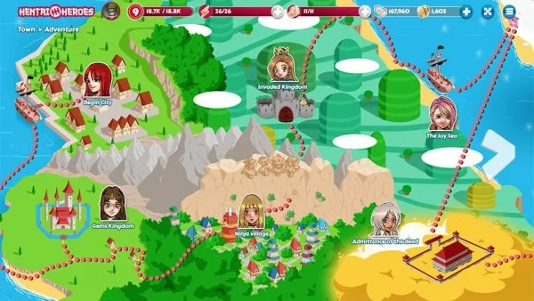 Hentai Heroes скриншот 3